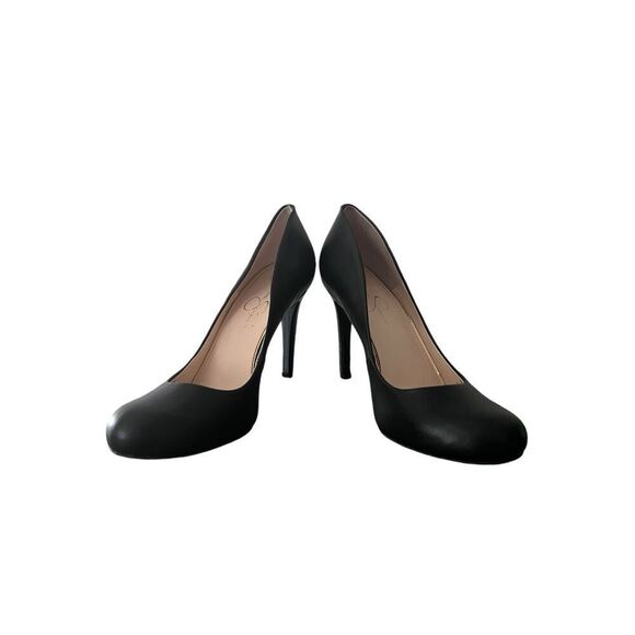 Jessica Simpson black heeled pumps size 9M - Picture 1 of 8
